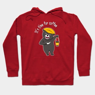 coffee bear_It's time for coffee Hoodie